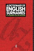 A Dictionary of English Surnames
