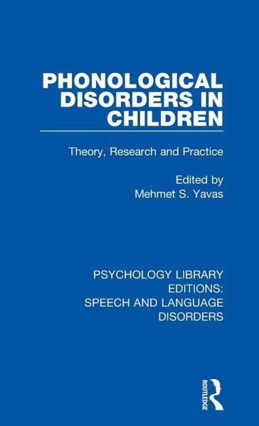 Phonological Disorders in Children Phonological Disorders in Children