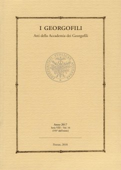 Cover I georgofili. Atti della Accademia dei Georgofili