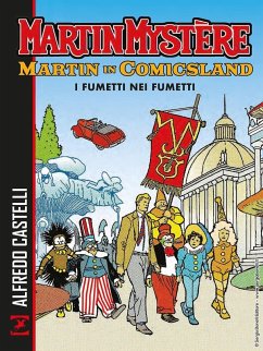 Cover Martin Mystère. Martin in Comicsland. I fumetti nei fumetti