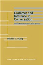 Grammar and Inference in Conversation