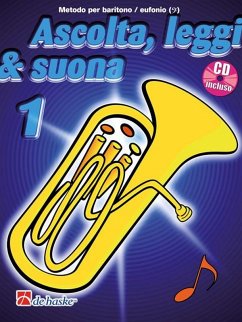Cover Jaap Kastelein_Tijmen Botma Ascolta, Leggi & Suona 1 eufonio Baritone/Euphonium BC Buch + CD