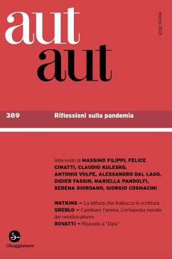 Cover Riflessioni sulla pandemia