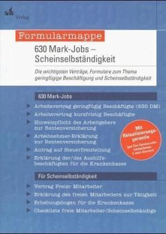 630 Mark-Jobs, Scheinselbständigkeit, Formularmappe