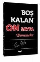 Bos Kalan On Sayfa Denemeler - Egilmez, Erez