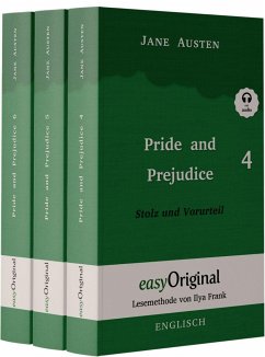 Pride and Prejudice / Stolz und Vorurteil - Teile 4-6 Softcover (mit kostenlosem Audio-Download-Link) - Austen, Jane