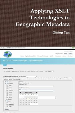 Applying XSLT Technologies to Geographic Metadata - Yan, Qiping