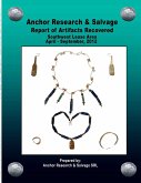 Report of Artifacts Recovered SW April-Sept 2012