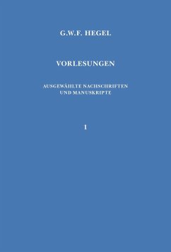 Vorlesungen über Naturrecht und Staatswissenschaft (eBook, PDF) - Hegel, Georg Wilhelm Friedrich