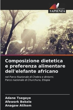 Composizione dietetica e preferenza alimentare dell'elefante africano - Tsegaye, Adane;Bekele, Afework;Atikem, Anagaw
