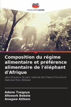 Composition du régime alimentaire et préférence alimentaire de l'éléphant d'Afrique - Tsegaye, Adane;Bekele, Afework;Atikem, Anagaw