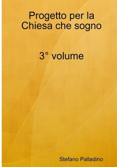 Cover Progetto per la Chiesa che sogno 3° volume