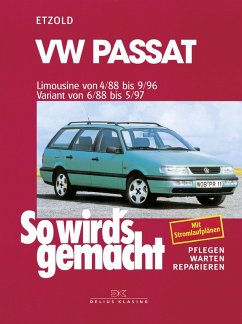 Cover VW Passat - Limousine 4/88-9/96, Variant 6/88-5/97 (eBook, PDF)