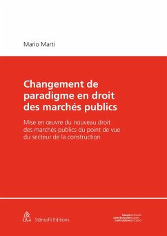 Cover Changement de paradigme en droit des marchés publics (eBook, PDF)