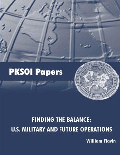 Finding the Balance - Operations Institute, Peacekeeping and S; Flavin, William; College, U. S. Army War