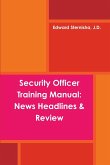 Security Officer Training Manual