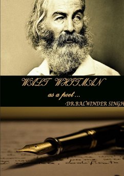 Walt whitman As Poet - Singh, Balwinder