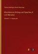 Miscellaneous Writings and Speeches of... - Bild 1