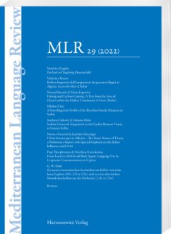 Mediterranean Language Review 29 (2022)