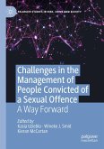Challenges in the Management of People Convicted of a Sexual Offence