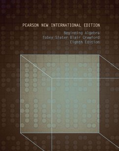 Beginning Algebra: Pearson New International Edition - Tobey John, Jr, Jamie Blair Jeffrey Slater u. a.