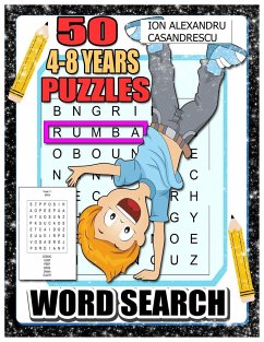 50 Intelligent Word Search Puzzles 4-8 Years for Clever Kids - Casandrescu, Ion Alexandru