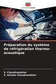 Préparation du système de réfrigération thermo-acoustique