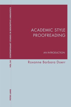 Academic Style Proofreading - Doerr, Roxanne Barbara