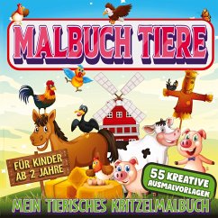 Malbuch Tiere - Mein tierisches Kritzelmalbuch - Inspirations Lounge, S&L