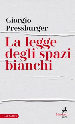 Cover La legge degli spazi bianchi