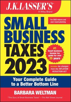 J.K. Lasser's Small Business Taxes 2023 (eBook, ePUB) - Weltman, Barbara