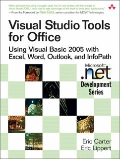 Visual Studio Tools for Office (eBook, PDF) - Carter, Eric; Lippert, Eric