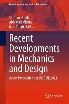 Recent Developments in Mechanics and Design (eBook, PDF)