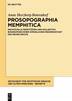 Prosopographia Memphitica (eBook, ePUB) - Herzberg-Beiersdorf, Anne