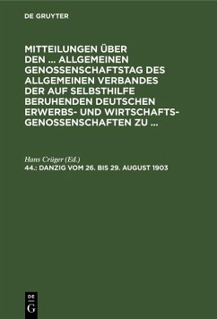 Danzig, vom 26. bis 29. August 1903 (eBook, PDF)