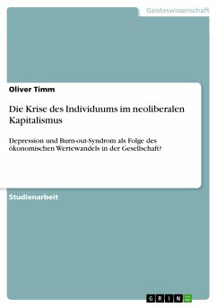 Die Krise des Individuums im neoliberalen Kapitalismus (eBook, PDF)