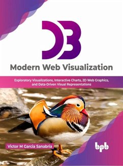 D3: Modern Web Visualization: Exploratory Visualizations, Interactive Charts, 2D Web Graphics, and Data-Driven Visual Representations (English Edition) (eBook, ePUB) - Sanabria, Victor M Garcia
