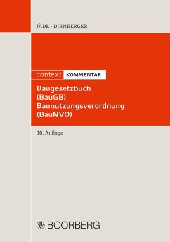 Baugesetzbuch (BauGB) Baunutzungsverordnung (BauNVO) (eBook, PDF) - Henning Jäde; Dirnberger, Franz