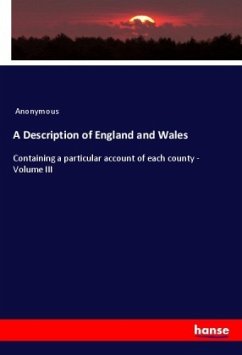 A Description of England and Wales - Anonymous