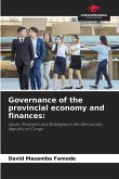 Governance of the provincial economy and finances: