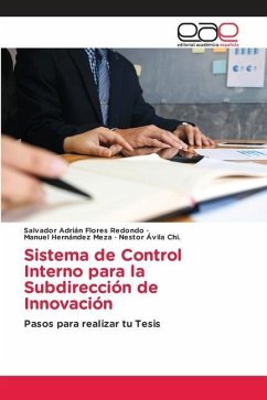 Sistema de Control Interno para la Subdirección de Innovación - Flores Redondo, Salvador Adrián;Hernández Meza, Manuel;Ávila Chi., Nestor