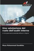 Una valutazione del ruolo dell'audit interno