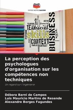 La perception des psychologues d'organisation sur les compétences non techniques - Barni de Campos, Débora;Martins de Resende, Luis Mauricio;Borges Fagundes, Alexandre