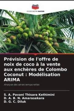 Prévision de l'offre de noix de coco à la vente aux enchères de Colombo Coconut : Modélisation ARIMA - Thisara Kethimini, S. A. Pavani;Amarasekara, D. A. B. N.;Diluk, D. G. C.