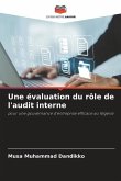 Une évaluation du rôle de l'audit interne