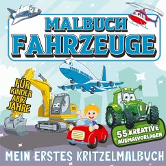 Malbuch Fahrzeuge - Mein erstes Kritzelmalbuch. - Inspirations Lounge, S&L