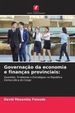Governação da economia e finanças provinciais: