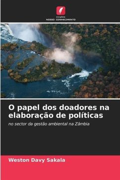 O papel dos doadores na elaboração de políticas - Sakala, Weston Davy