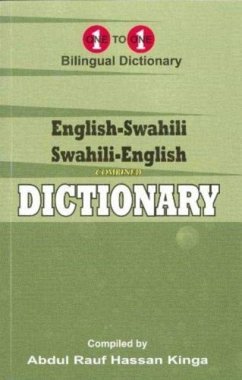 Cover English-Swahili & Swahili-English One-to-One Dictionary (exam-suitable)