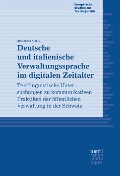 Deutsche und italienische Verwaltungssprache im digitalen Zeitalter (eBook, ePUB) - Alghisi, Alessandra